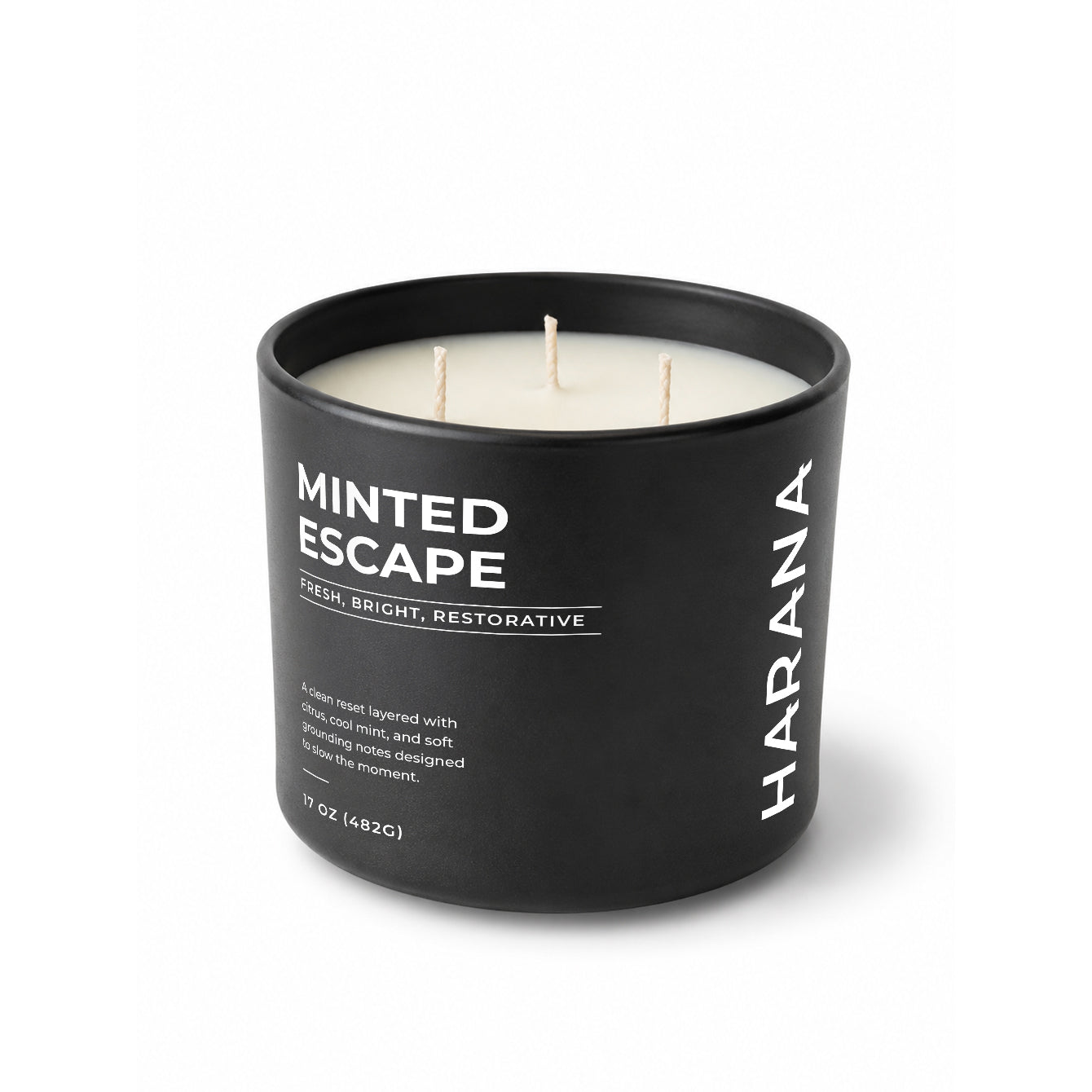 Harana — Minted Escape | 17oz 3-Wick Candle