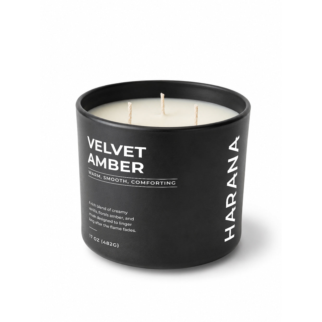 Harana —Velvet Ember | 17oz 3-Wick Candle